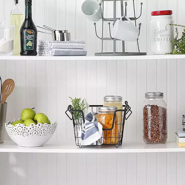 stackable_black_wire_kitchen_basket__in_5.webp Stackable Wire Kitchen Basket, 8 in.>Kirklands Home Cheap