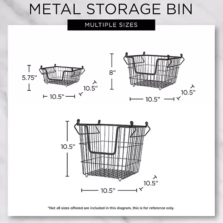 stackable_black_wire_kitchen_basket__in_7.webp Stackable Wire Kitchen Basket, 8 in.>Kirklands Home Cheap