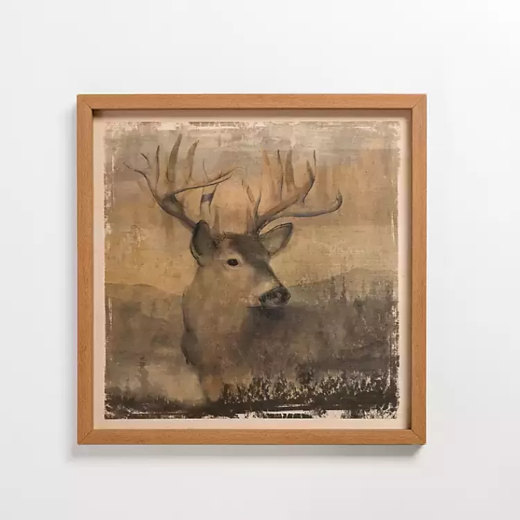 Stag Cabin Friend Framed Art Print>Kirklands Home Cheap