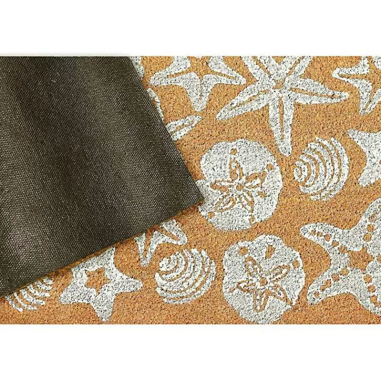 starfish_and_sand_dollars_coir_doormat_6.webp Starfish and Sand Dollars Coir Doormat>Kirklands Home Best Sale