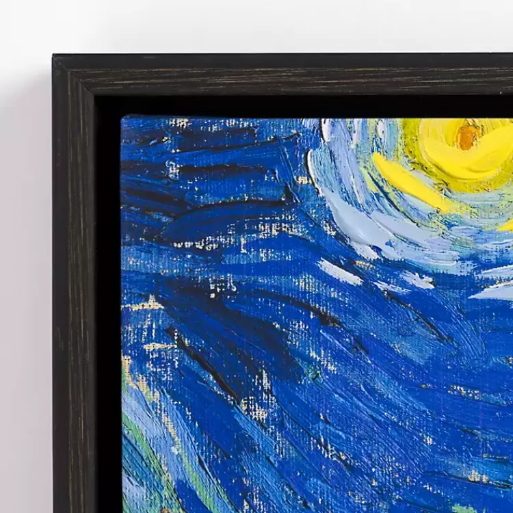 Starry Night Framed Canvas Art Prints, Set of 3>Kirklands Home Clearance