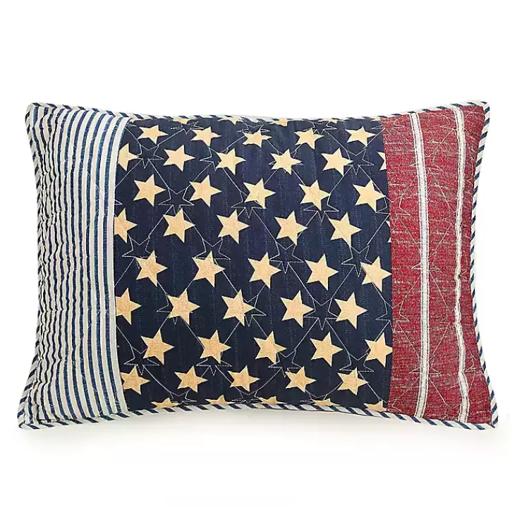 stars_and_striped_patch_pc_king_quilt_set_6.webp Stars and Striped Patch 3-pc. King Quilt Set>Kirklands Home Outlet
