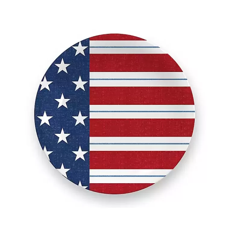 Stars and Stripes 4-pc. Melamine Appetizer Plates>Kirklands Home New