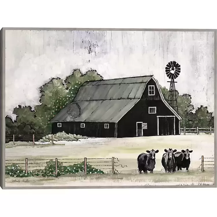 Stay or Go Framed Canvas Art Print>Kirklands Home Flash Sale