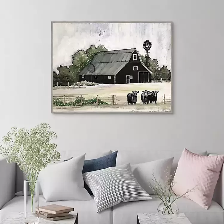 Stay or Go Framed Canvas Art Print>Kirklands Home Flash Sale