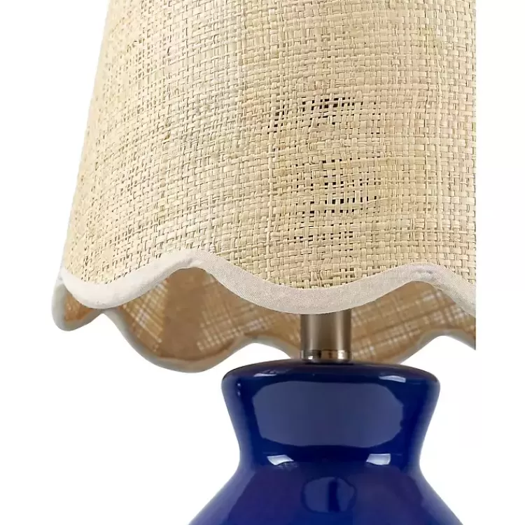 Stella Mini Table Lamp with Woven Shade>Kirklands Home Clearance