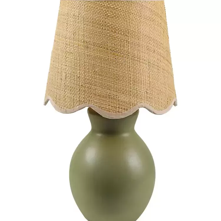 Stella Mini Table Lamp with Woven Shade>Kirklands Home Flash Sale