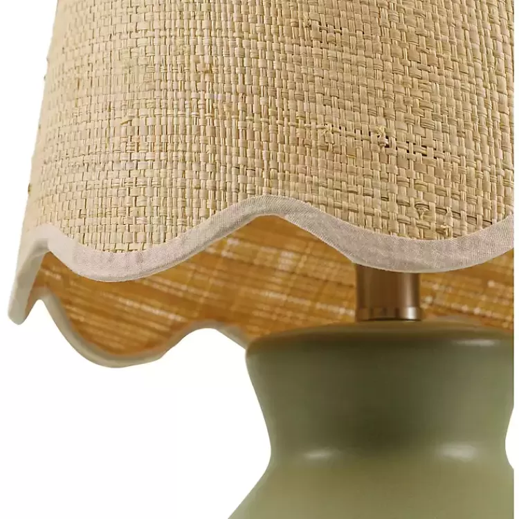 Stella Mini Table Lamp with Woven Shade>Kirklands Home Flash Sale