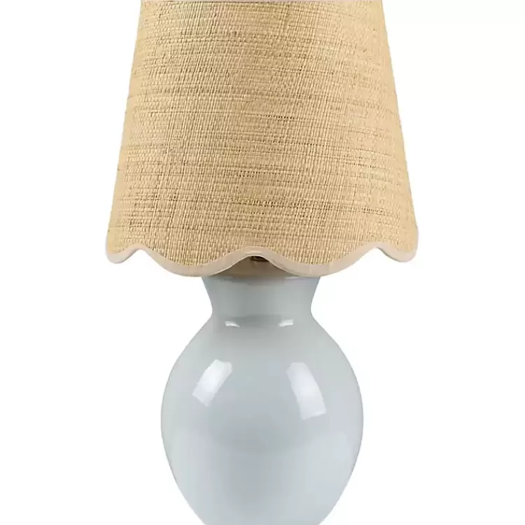 Stella Light Mini Table Lamp with Woven Shade>Kirklands Home Flash Sale