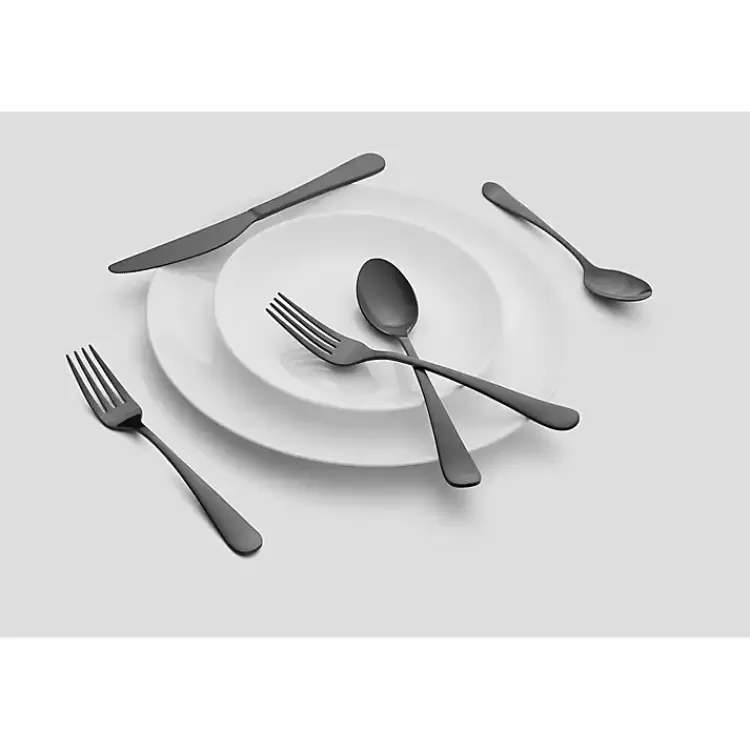 stevie_black_satin_pc_flatware_set_2.webp Stevie Satin 20-pc. Flatware Set>Kirklands Home Online