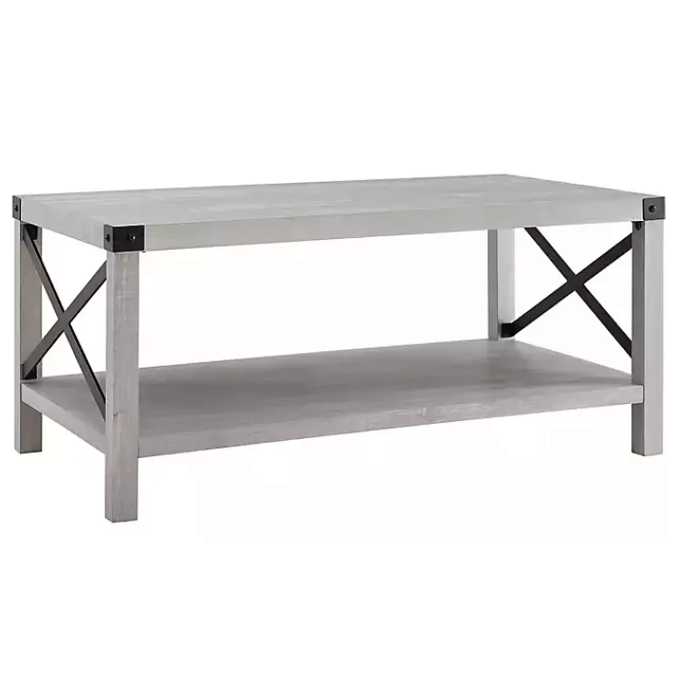 Stone Modern Farmhouse Coffee Table>Kirklands Home Store