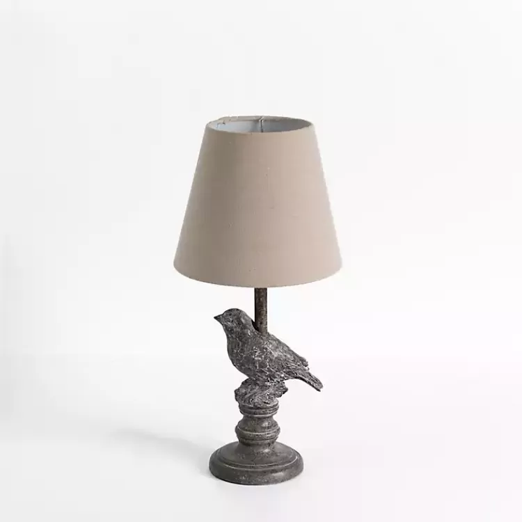 Stone Gray Perched Bird Table Lamp>Kirklands Home New