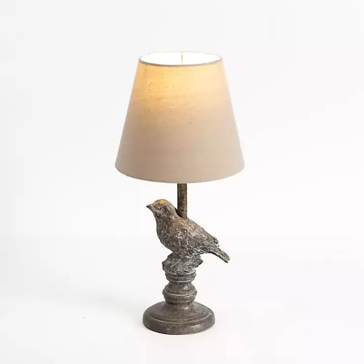 Stone Gray Perched Bird Table Lamp>Kirklands Home New