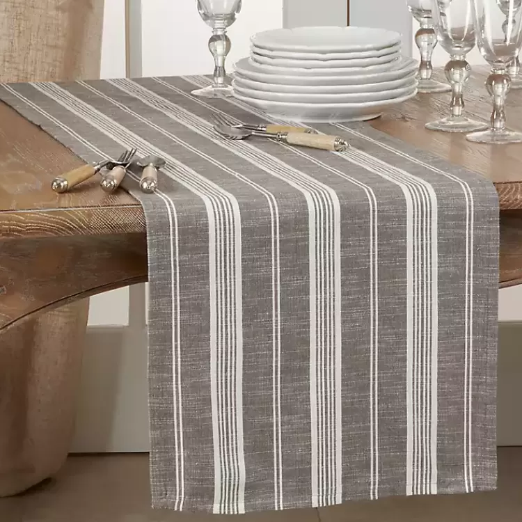 stone_gray_thin_striped_table_runner_3.webp Stone Gray Thin Striped Table Runner>Kirklands Home Clearance