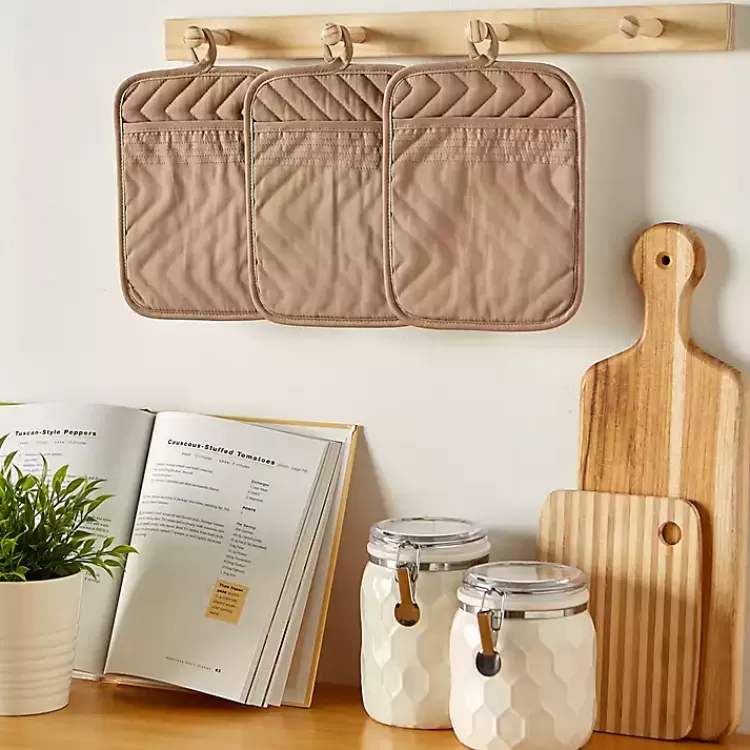 stone_quilted_pc_potholder_set_3.webp Stone Quilted 3-pc. Potholder Set>Kirklands Home Best Sale