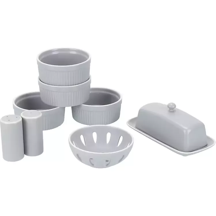 Stone Stoneware 7-pc. Kitchen Accessories Set>Kirklands Home Best Sale