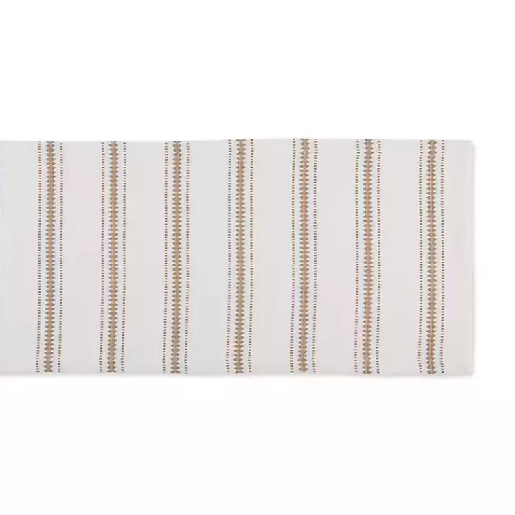 stone_zig_zag_dobby_stripe_runner_2.webp Stone Zig Zag Dobby Stripe Runner>Kirklands Home Clearance