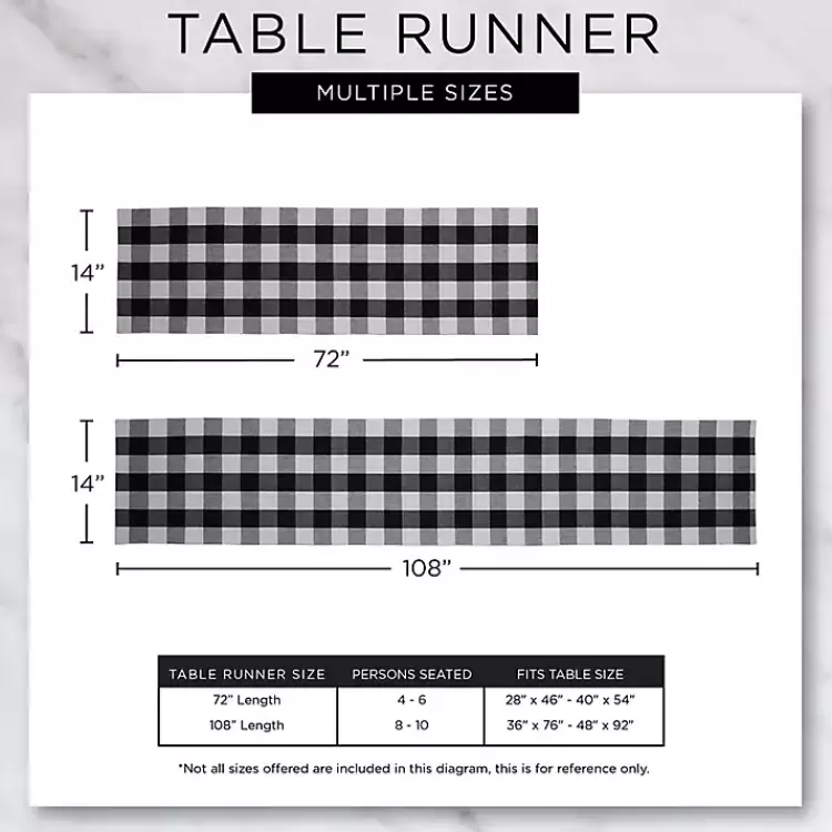 stonewash_blue_buffalo_check_table_runner__in_6.webp Stonewash Blue Buffalo Check Table Runner, 72 in.>Kirklands Home Cheap