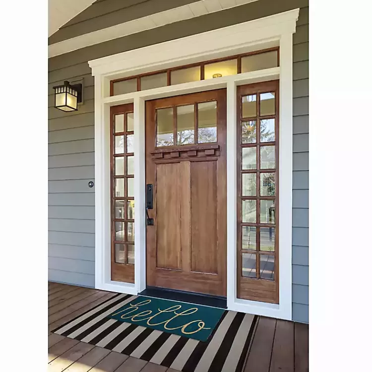 storm_blue_hello_doormat_6.webp Storm Hello Doormat>Kirklands Home Discount