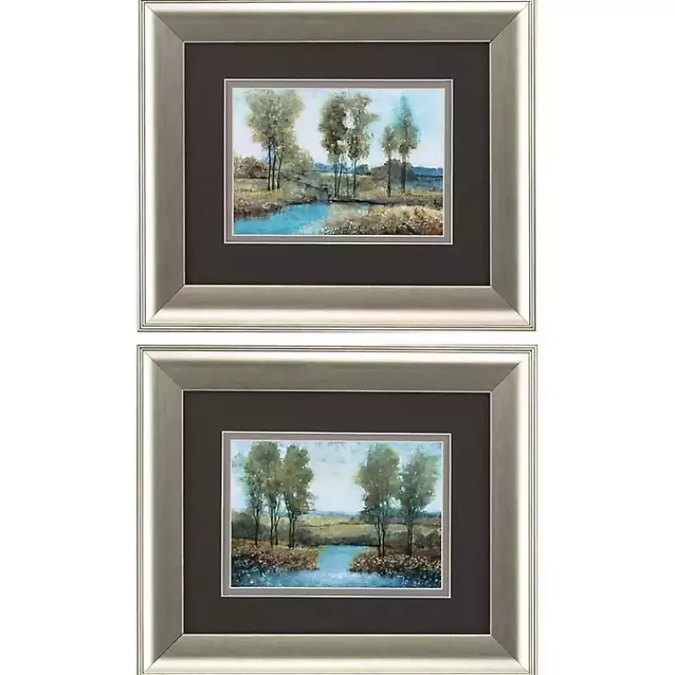 Stream Side Framed Art Prints, Set of 2>Kirklands Home Outlet