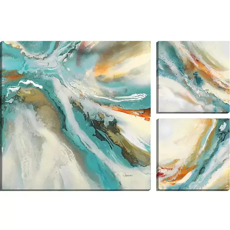 Striations I, II & III Canvas Art Prints, Set of 3>Kirklands Home Best Sale