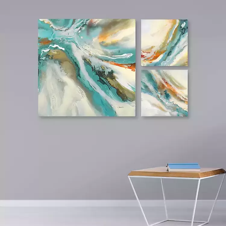 Striations I, II & III Canvas Art Prints, Set of 3>Kirklands Home Best Sale
