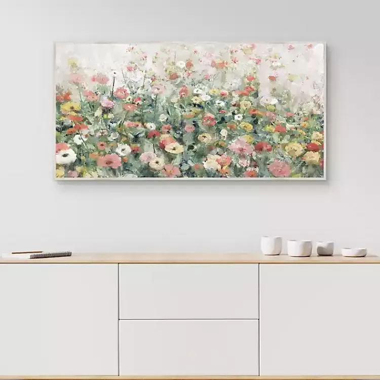 Summer Field Framed Canvas Art Print>Kirklands Home Discount