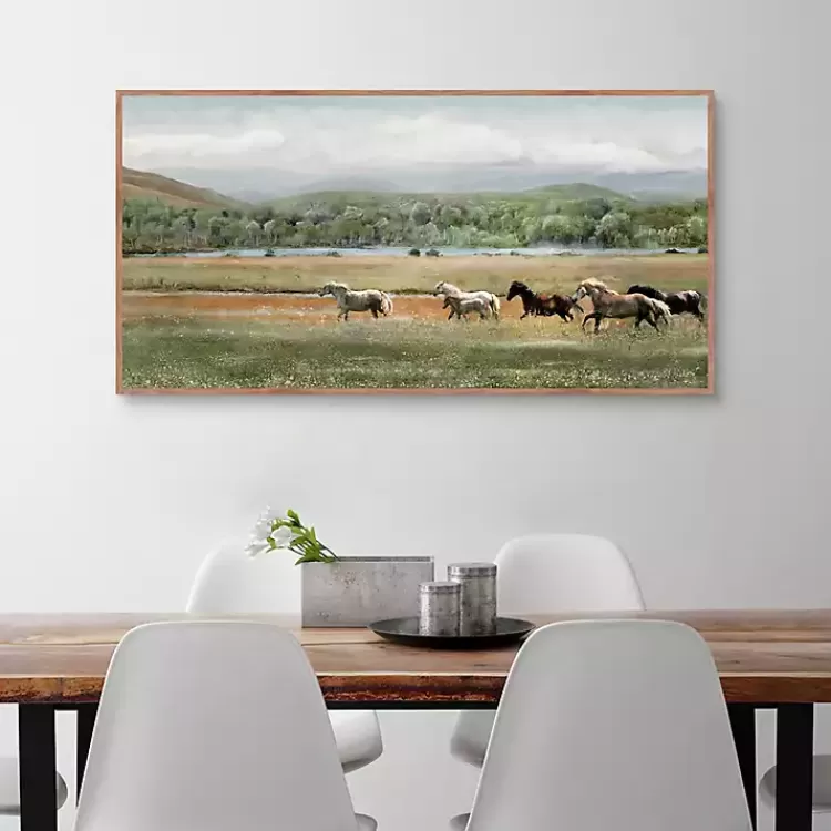 summer_herd_framed_canvas_art_print_3.webp Summer Herd Framed Canvas Art Print>Kirklands Home Cheap