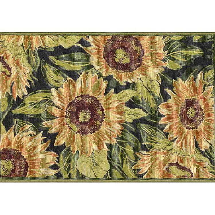 Sunflower Blossoms Indoor/Outdoor Rug, 2x3>Kirklands Home Hot