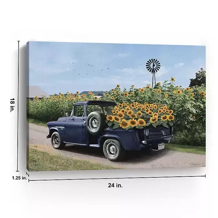sunflower_days_canvas_art_print_x_in_2.webp Sunflower Days Canvas Art Print, 24x18 in.>Kirklands Home Fashion