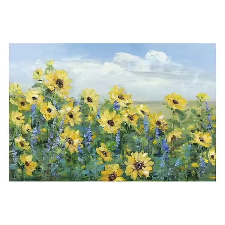 Sunflower Fields Forever Giclee Canvas Art Print>Kirklands Home Outlet