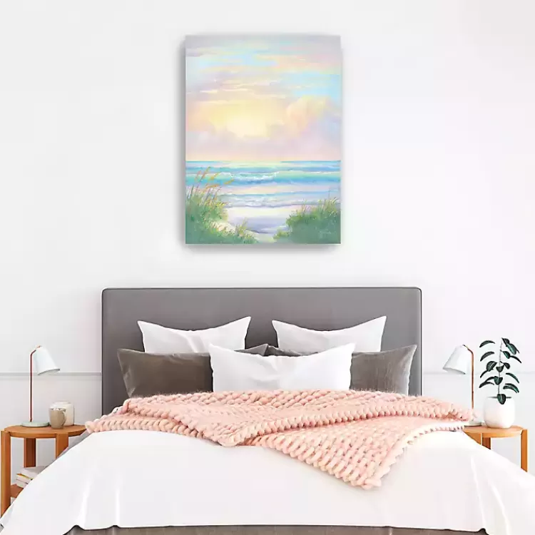 Sunlit Waves Canvas Art Print>Kirklands Home Sale