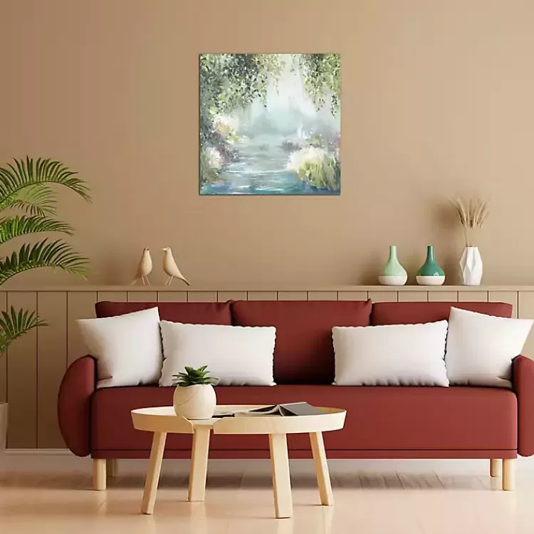 Sunny Forest Path Canvas Art Print>Kirklands Home Clearance