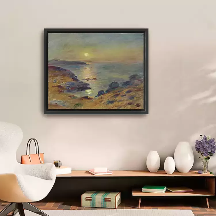 Sunset in Douarnenez Framed Canvas Art Print>Kirklands Home Best Sale