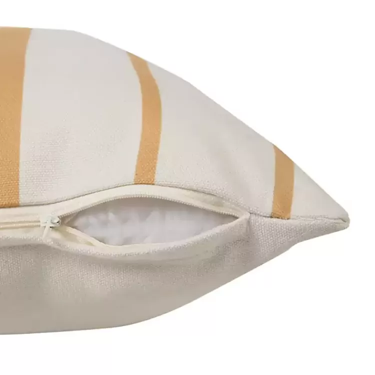 Sunshine Geometric Stripes Outdoor Pillow>Kirklands Home Cheap