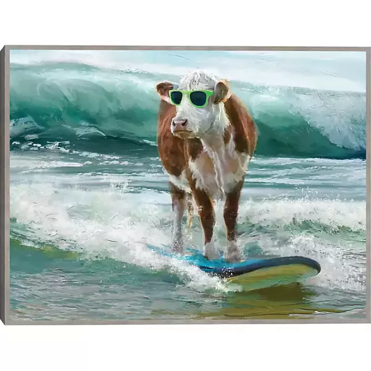 Surf & Turf Framed Canvas Art Print>Kirklands Home Fashion
