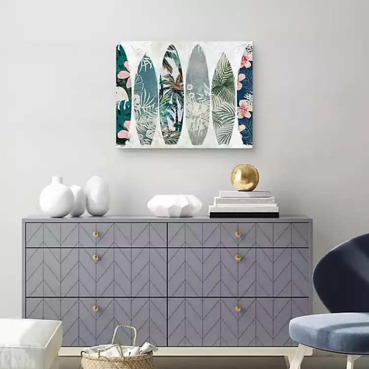 Surf Patterns Canvas Art Print>Kirklands Home Hot