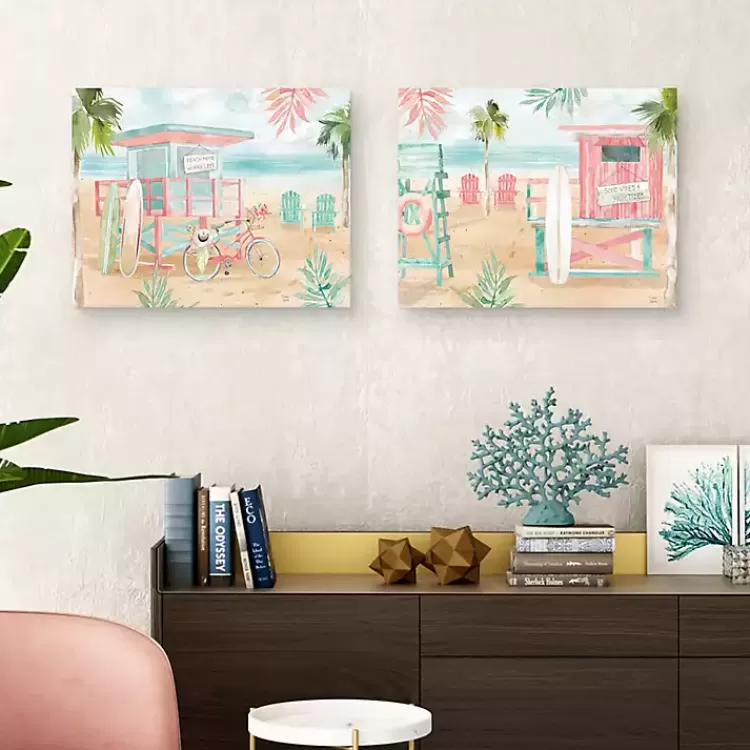 Surfs Up Canvas Art Prints, Set 2>Kirklands Home Cheap