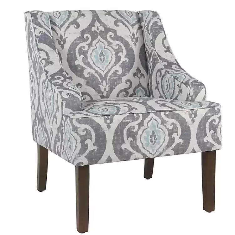 Suri Blue Swoop Accent Chair>Kirklands Home Shop