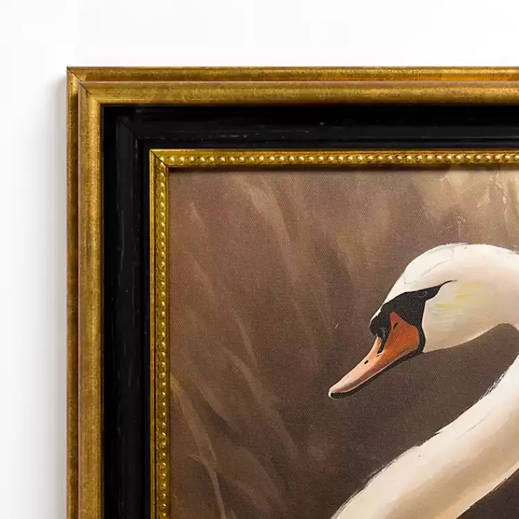 Swan Lake Framed Art Print>Kirklands Home Cheap