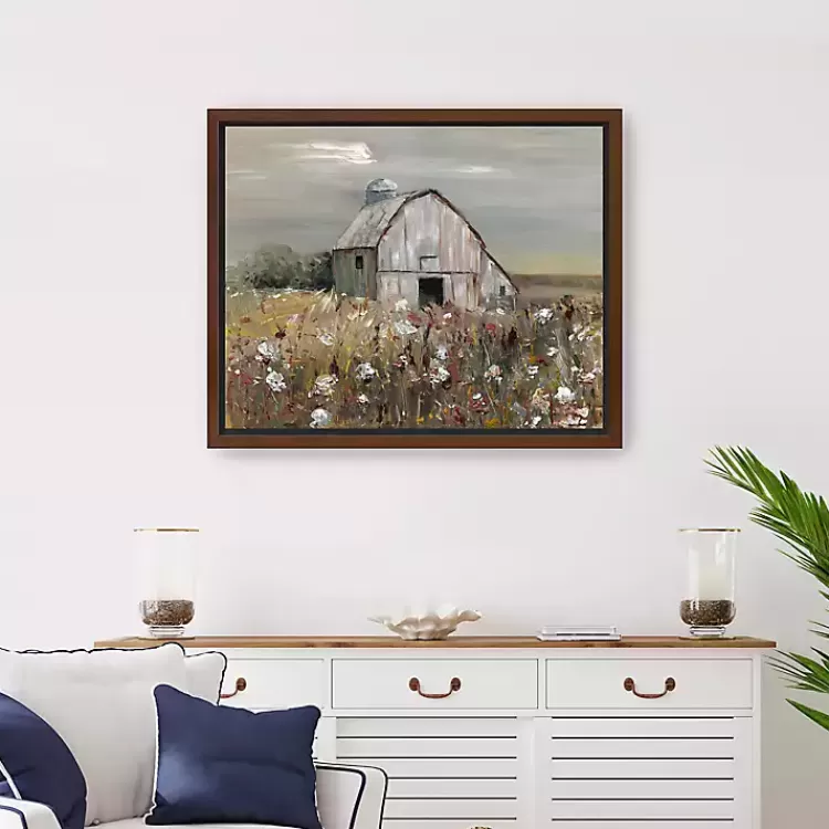 Swatland Wildflower Barn Framed Canvas Art Print>Kirklands Home Fashion