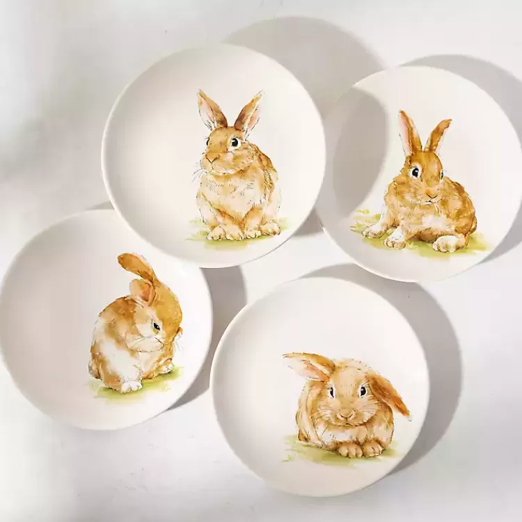 sweet_bunny_salad_plates_set_of__2.webp Sweet Bunny Salad Plates, Set of 4>Kirklands Home Discount