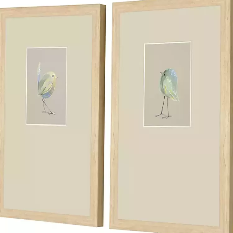 Sweet Chickadees Framed Art Prints, Set of 2>Kirklands Home Store