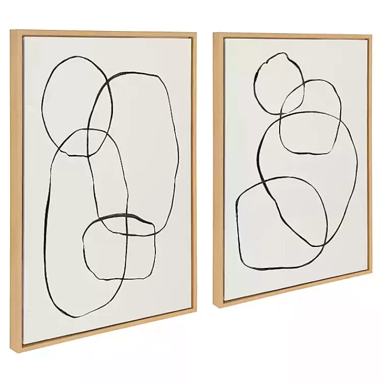 Sylvie Going in Circles Canvas Prints, Set of 2>Kirklands Home Store