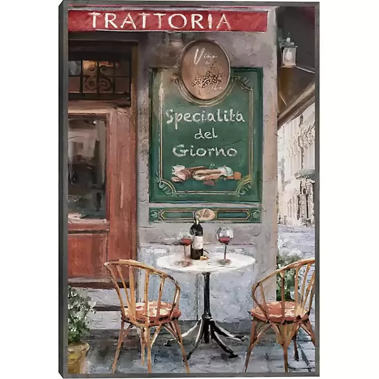 Table for Two Framed Canvas Art Print>Kirklands Home New
