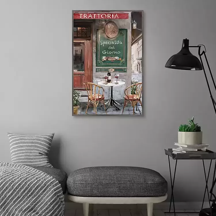 Table for Two Framed Canvas Art Print>Kirklands Home New