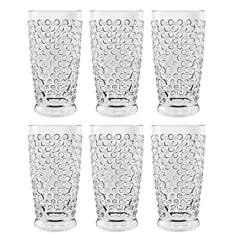 Tall Embossed Acrylic Tumblers, Set of 6>Kirklands Home Store