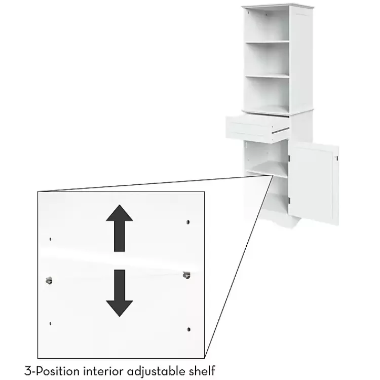 tall_white_open_shelves_cabinet_9.webp Tall Open Shelves Cabinet>Kirklands Home Clearance