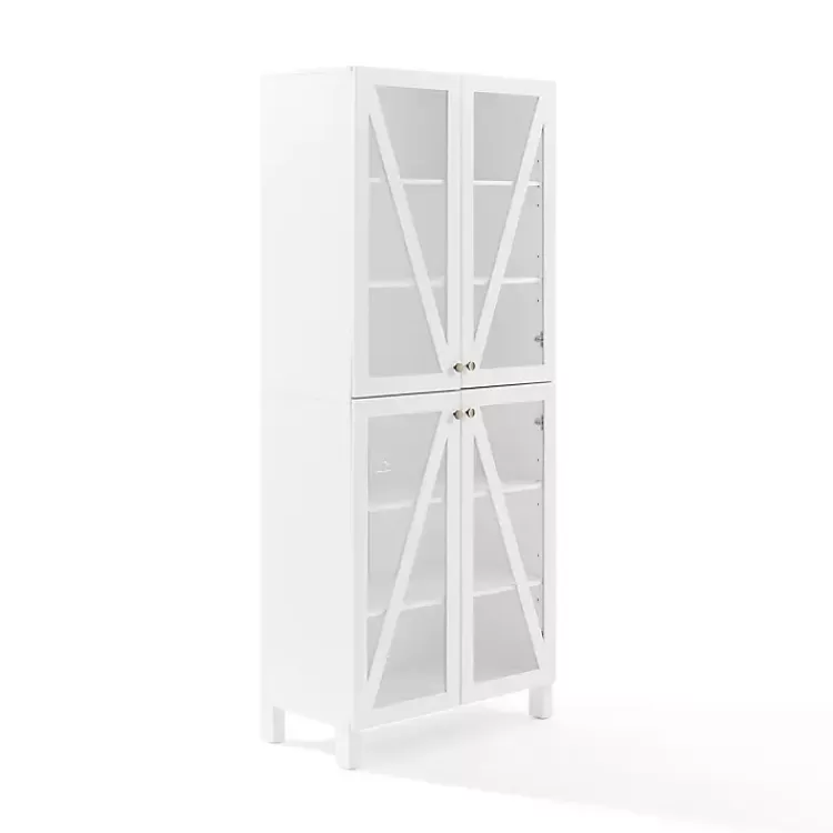 Tall Triangle 4-Door Wood Cabinet>Kirklands Home Discount