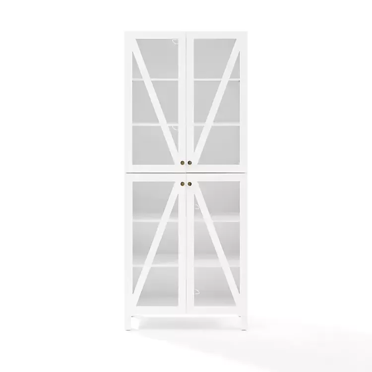 Tall Triangle 4-Door Wood Cabinet>Kirklands Home Discount